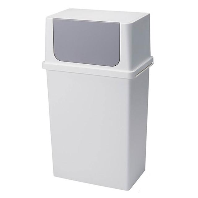 【日本Like-it】Seals系列寬型前開式垃圾桶25L