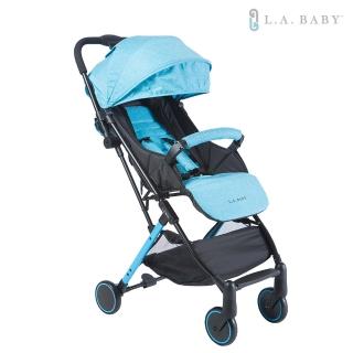 【L.A. Baby】城市輕旅嬰兒手推車(晴空藍 珊瑚紅 奶油卡其)