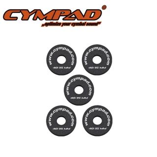 【CYMPAD】CS15/5 銅鈸毛氈 黑色五入款(原廠公司貨 商品品質有保障)