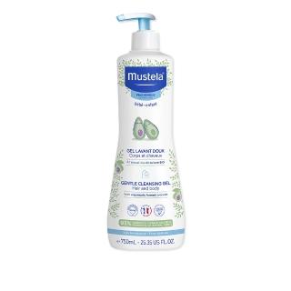 5508408 OL 【Mustela 慕之恬廊】慕之幼 多慕雙潔乳 750ml(寶寶/嬰兒/新生兒/幼兒/兒童 洗髮精 沐浴乳 加量升級版)