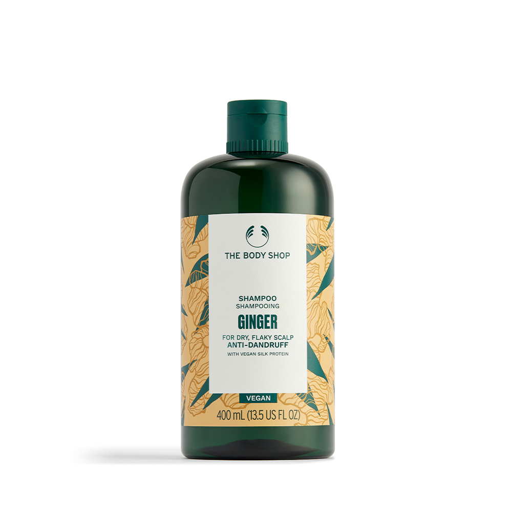 THE BODY SHOP 美體小舖】薑根鏗活調理洗髮精(400ML/抗屑) - momo購物