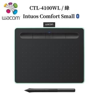 【Wacom】Intuos Comfort Small 藍牙繪圖板-開心果綠(CTL-4100WL/E0-C)
