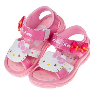 【布布童鞋】HelloKitty凱蒂貓可愛桃紅兒童涼鞋(C8M116H)
