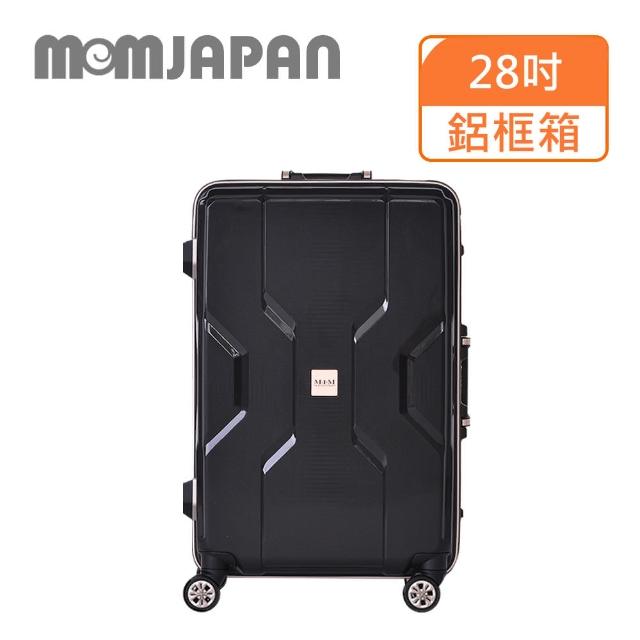 【MOM JAPAN】29吋 日系時尚 PP材質鋁框行李箱 時尚黑3002A