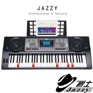 【JAZZY】JZ-680 61鍵魔光電子琴 可連接手機、平板、電腦教學(MIDI功能、力度感應、電鋼琴標準鍵)