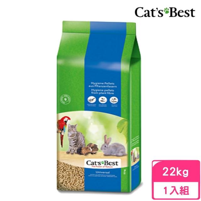 【CAT’S BEST 凱優】粗顆粒木屑砂（藍標崩解型）40L/22kg