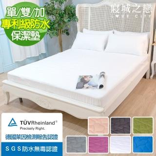 【寢城之戀】德國萊因高科技100%防水專利 床包式保潔墊(尺寸均一價/多色任選)