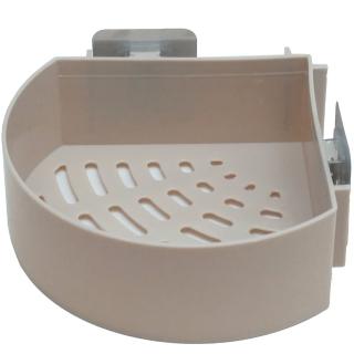 【月陽】加高型無痕貼免釘免打孔三角轉角置物架置物籃(RQ206)