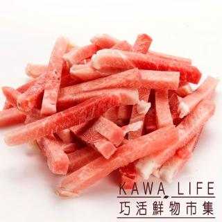 【KAWA巧活 任選1688】能量豬 低脂腿肉絲(300g)