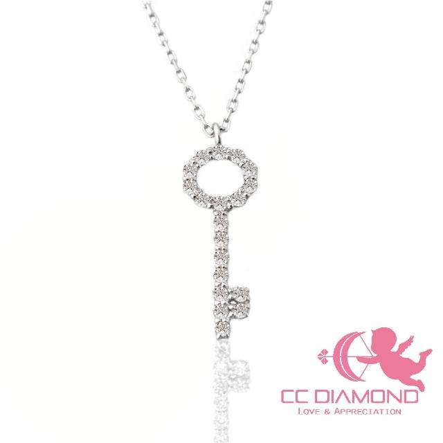 【CC Diamond】日本進口*鑽石鑰匙*(日本鑽石鎖骨項鏈 套鏈)