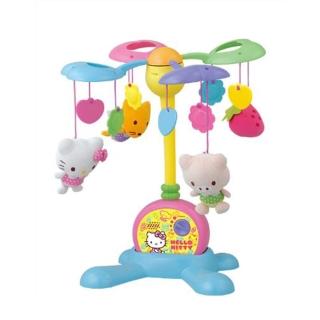 【樂雅Toyroyal】HELLO KITTY 床邊搖鈴(幼兒 用品)