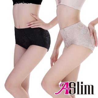 【A+Slim】3D立體性感翹臀美體雕塑褲(4件組)