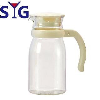 【SYG】精緻玻璃耐熱涼水壺805cc(白蓋)