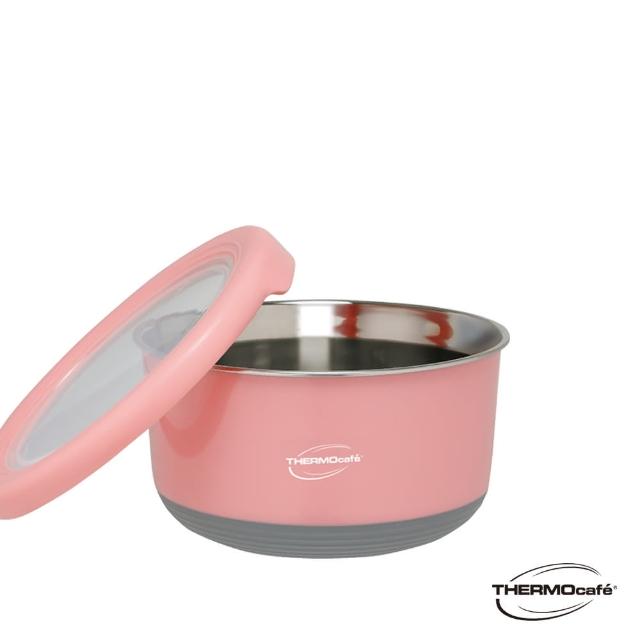 【THERMOcafe 凱菲】超值4入 不鏽鋼多功能隔熱碗1200ml TC-BOWL