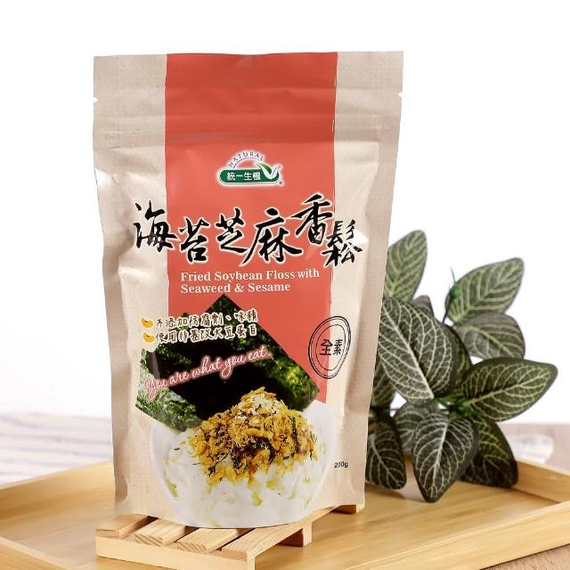 【統一生機】海苔芝麻香鬆 全素(200g/包)