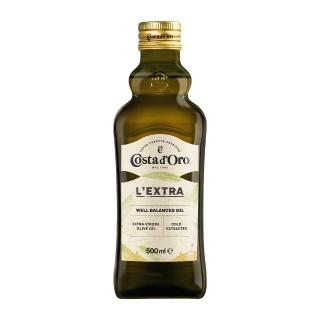【Costa dOro 高士達】特級冷壓初榨橄欖油500mlx1入(酸價≦0.5%、生飲涼拌、中低溫清炒適用)