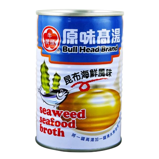 【Bull head 牛頭牌】原味高湯-昆布海鮮風味411g(X)