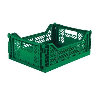 【Aykasa】土耳其折疊籃 M 寶石綠