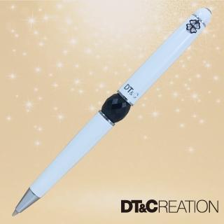 【DT&CREATION】潘朵拉珠翡黃騰達原子筆-附項鍊(天然黑翡翠 原子筆)