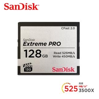 【SanDisk 晟碟】Extreme PRO CFast 2.0 128GB 記憶卡 525MB(公司貨)