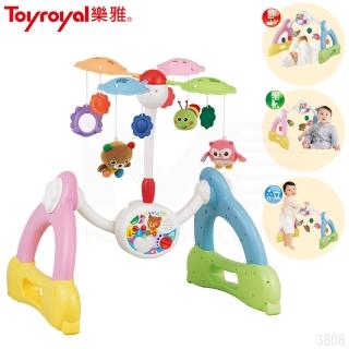 【Toyroyal 樂雅】七合一音樂健身組合/音樂鈴 健力架 小夜燈(健力架音樂鈴7合一)