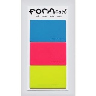 【FORMcard】英國多功能萬能隨身塑形修補卡塑型凝土- 黃／淺藍／粉紅(買一送一)