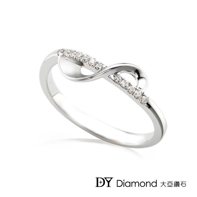 DY Diamond 大亞鑽石【DY Diamond 大亞鑽石】18K金 S造型鑽石線戒