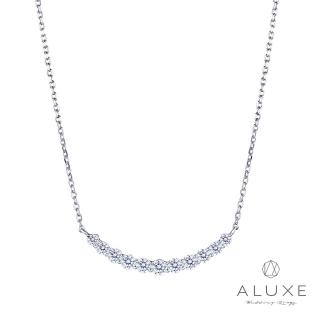 【A-LUXE 亞立詩】Love Imprint 18K金鑽石項鍊