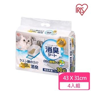 【IRIS】貓廁專用檸檬除臭尿布 30入(3包組)(TIH-30C)