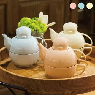 【嘿豬豬】茶壺杯組(一杯一壺 下午茶)