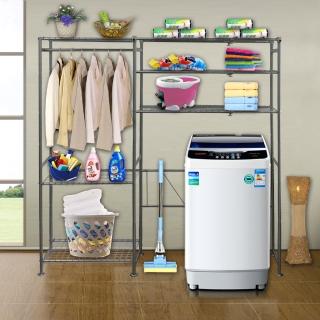 【巴塞隆納】三層伸縮洗衣機架 附60cm層板