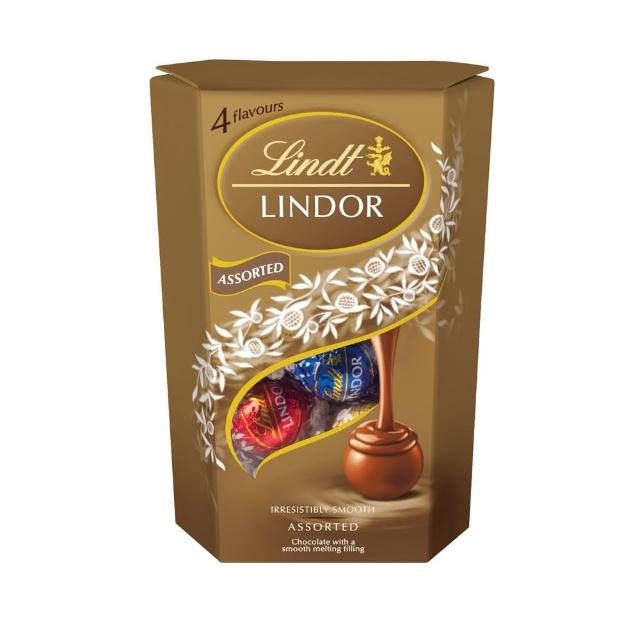 【Lindt 瑞士蓮】Lindor夾餡綜合巧克力 200g(巧克力)