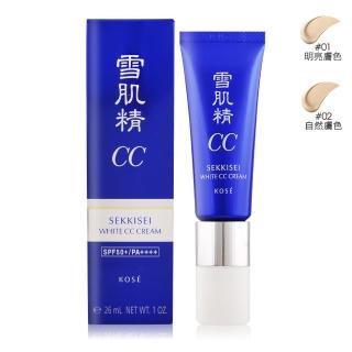 【KOSE 高絲】雪肌精透亮煥白CC霜SPF50+/PA++++(26ml/30g-多色可選)