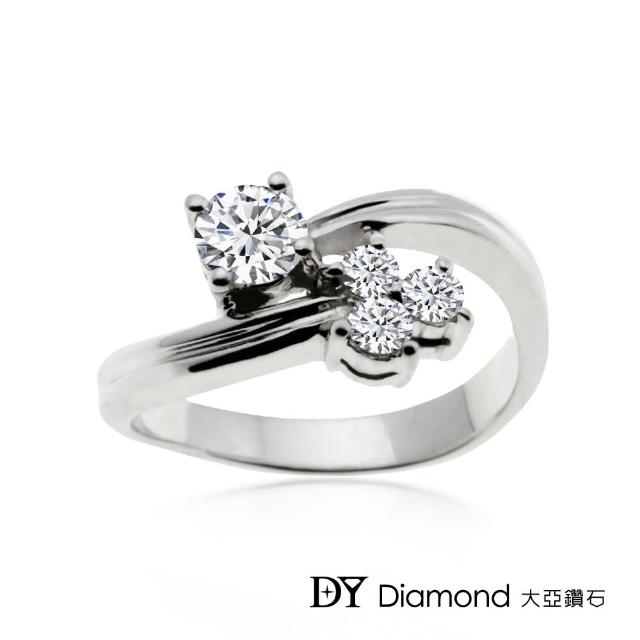 DY Diamond 大亞鑽石【DY Diamond 大亞鑽石】18K金 0.20克拉 時尚鑽石女戒