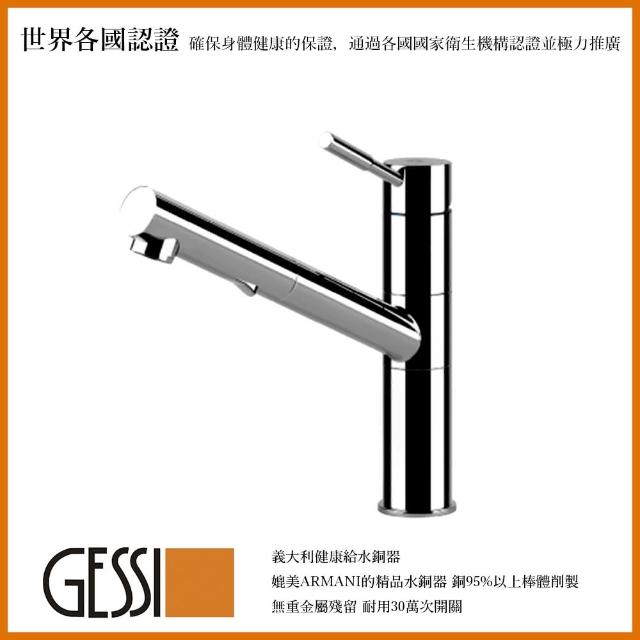 MIDUOLI 米多里【MIDUOLI米多里】GESSI 50303 檯面式伸縮龍頭