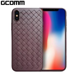 【GCOMM】iPhone Xs Max 經典編織紋保護套 古典棕 Classic Weave(iPhone Xs Max 編織紋)