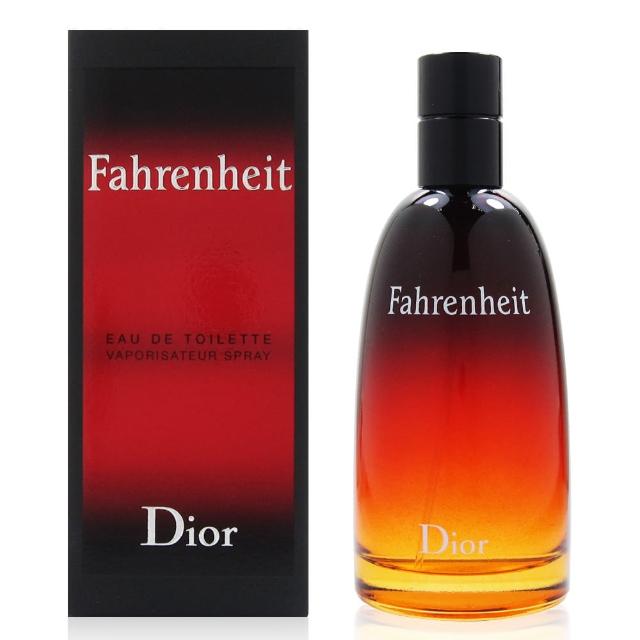 【Dior 迪奧】FAHRENHEIT 華氏溫度男性淡香水 100ml 法國進口(附隨機針管香水乙份)