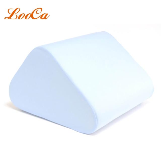 【LooCa】吸濕排汗萬用三角靠墊+釋壓記憶萬用靠枕頭-超值2件組