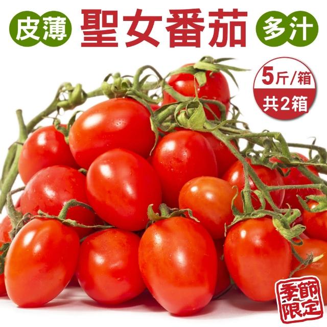 【WANG 蔬果】苗栗溫室聖女蜜蕃茄(4盒/每盒約600g±10%)