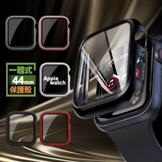 【CityBoss】for Apple Watch Series 4 44mm 滿版全膠曲面疏水玻璃貼-黑