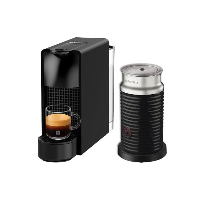 【Nespresso】膠囊咖啡機 Essenza Mini 奶泡機組合_多色任選 送禮 入厝 全自動咖啡機(瑞士頂級咖啡品牌)