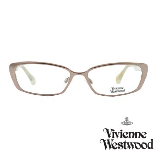 【Vivienne Westwood】光學鏡框典雅英倫風-玫瑰金-VW287V 04(玫瑰金-VW287 V04)