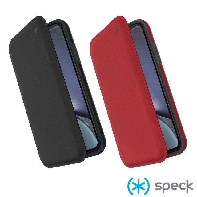 【Speck】iPhone XR Presidio Folio 針織紋側翻防摔皮套