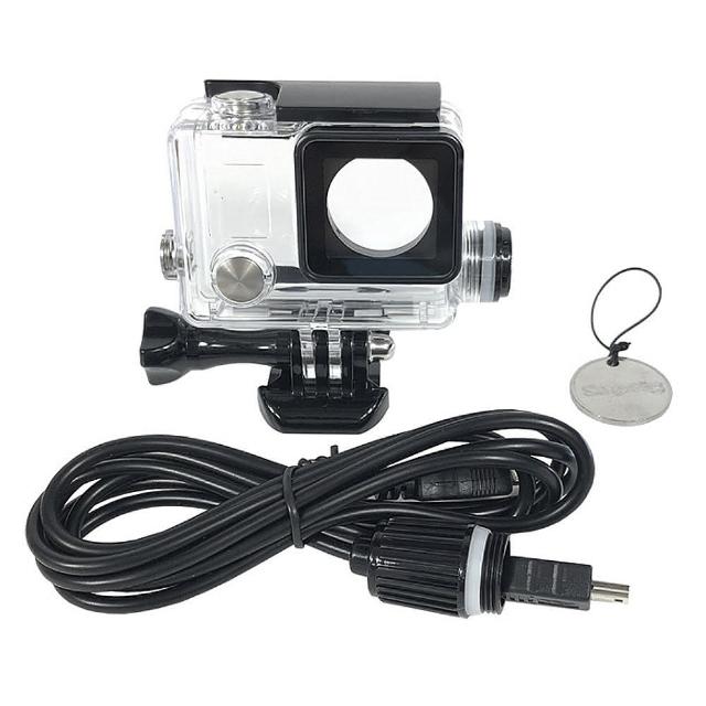 【LOTUS】副廠 GOPRO HERO 4 3+ BLACK 邊充邊錄防水殼 USB充電