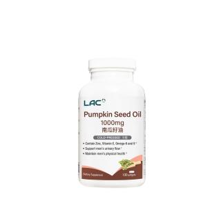【LAC 利維喜】南瓜籽油膠囊x1入組(共100顆/1000mg/南瓜子/私密保健/男性必備)
