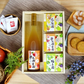 【醋桶子】醋桶子-幸福果醋4入禮盒組(加贈綜合隨身包2盒)