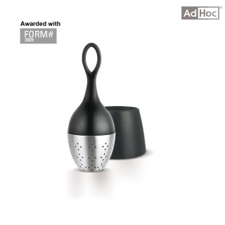 【AdHoc】漂浮濾茶器  黑色