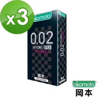 【okamoto 岡本】002L 水感勁薄(6入X3盒)