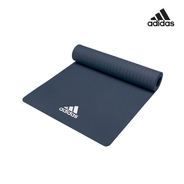 【adidas 愛迪達】輕量波紋瑜珈墊-8mm(多色可選)