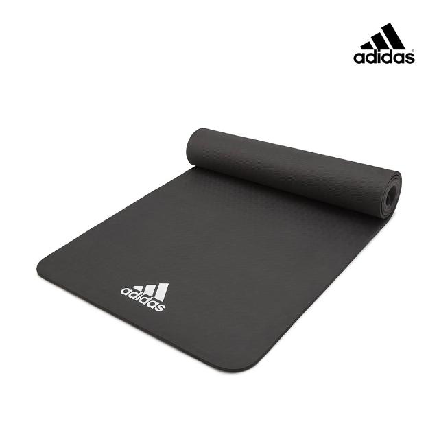 【adidas 愛迪達】輕量波紋瑜珈墊-8mm(多色可選)